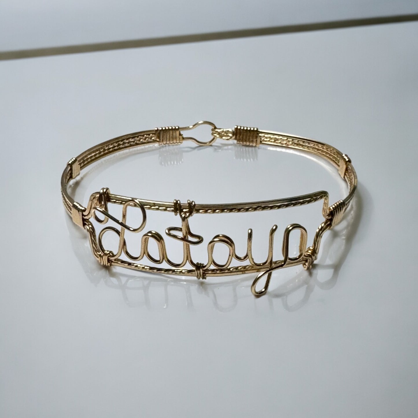 Wire Name Bangle