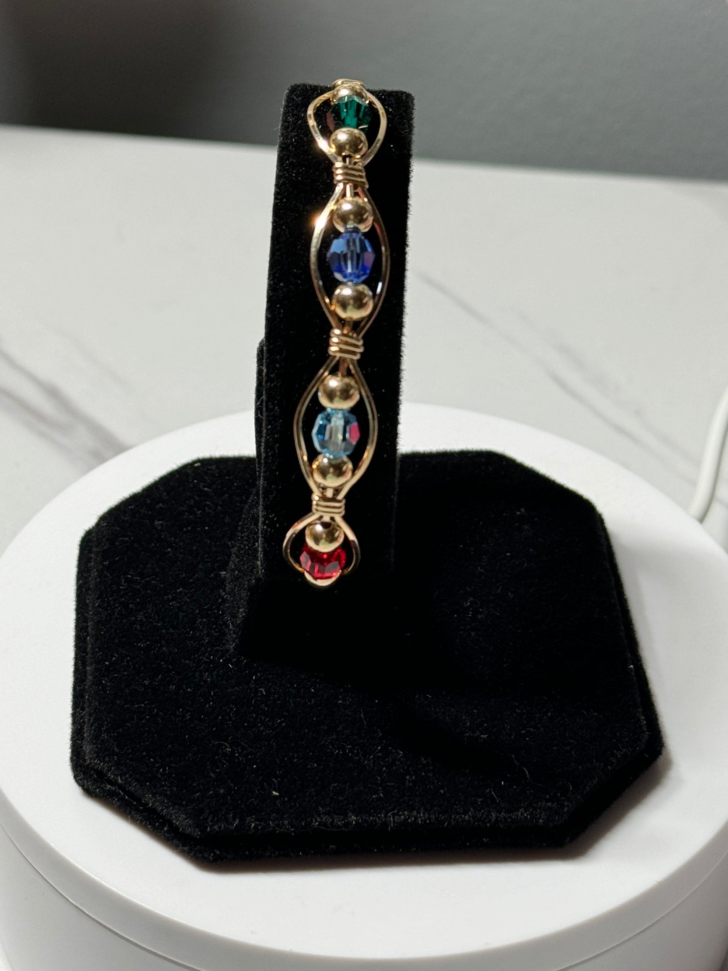 Birthstone Wire Bangle